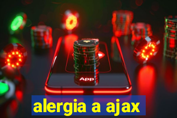 alergia a ajax